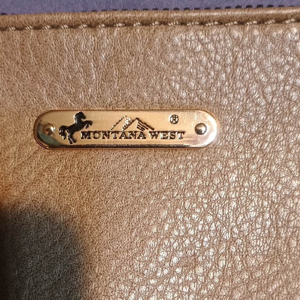 Montana West Tan Wristlet Clutch - Picture 2 of 4